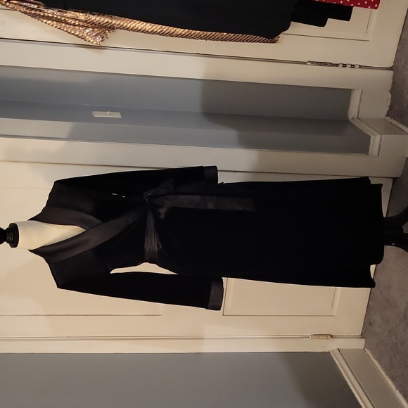 VINTAGE Velvet Satin Robe - Picture 2 of 5